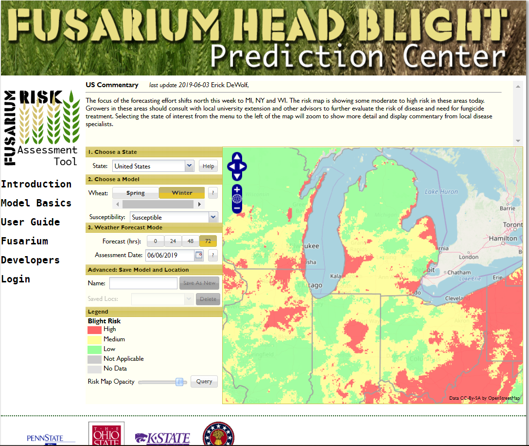 Head scab risk